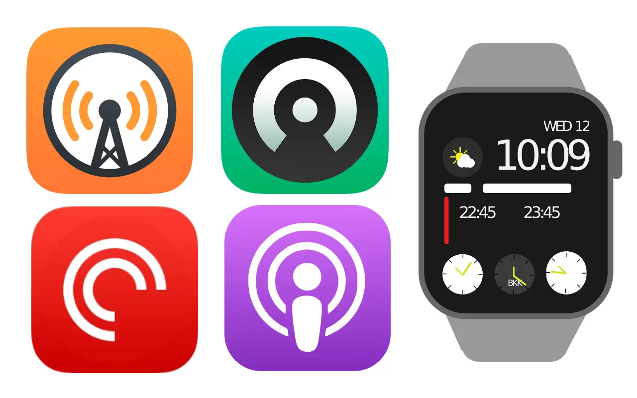 Offline podcast apps for Apple Watch, reviewed